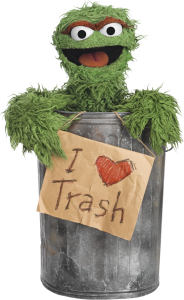 Little Finn's love of trash reminded me of this guy. I think they smell alike some days, too.